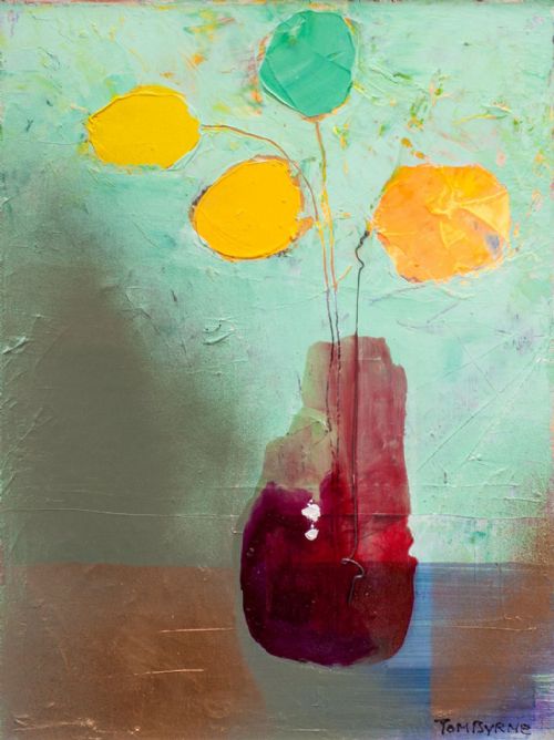 Tom Byrne - Still Life, Red Vase