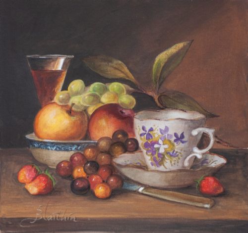Fruits and Tea by Blaithin O'Ciobhain