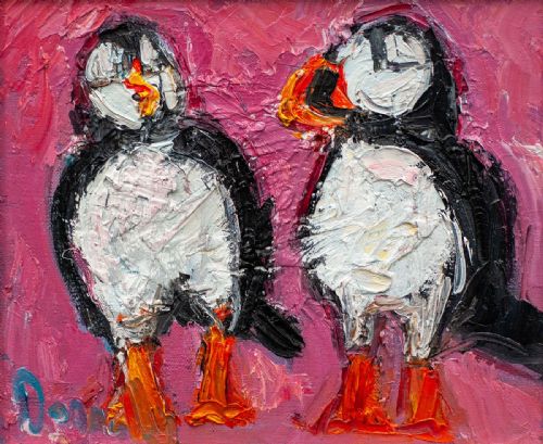 Deborah Donnelly - Two Puffins