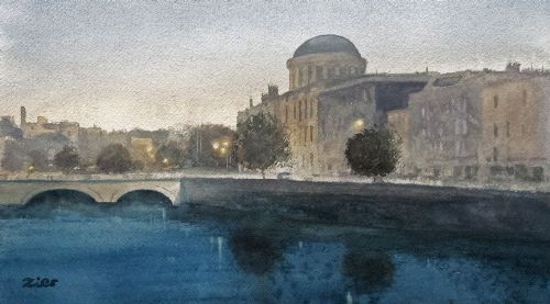 Kasper Zier - Four Courts at Night