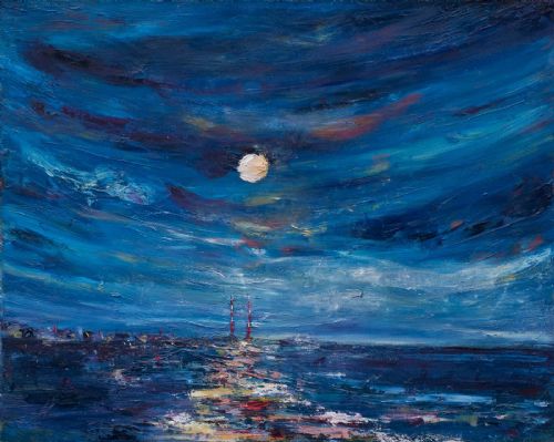 Niki  Purcell - Moonlight over Sandymount