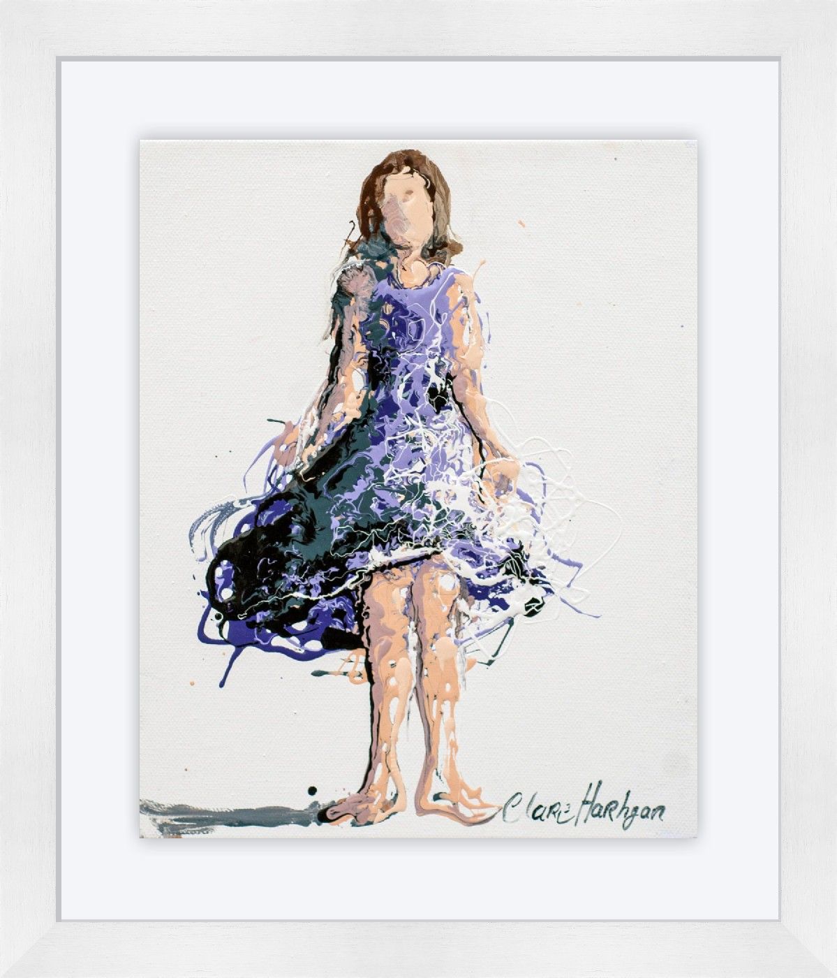 Girl in Lavender by Clare Hartigan