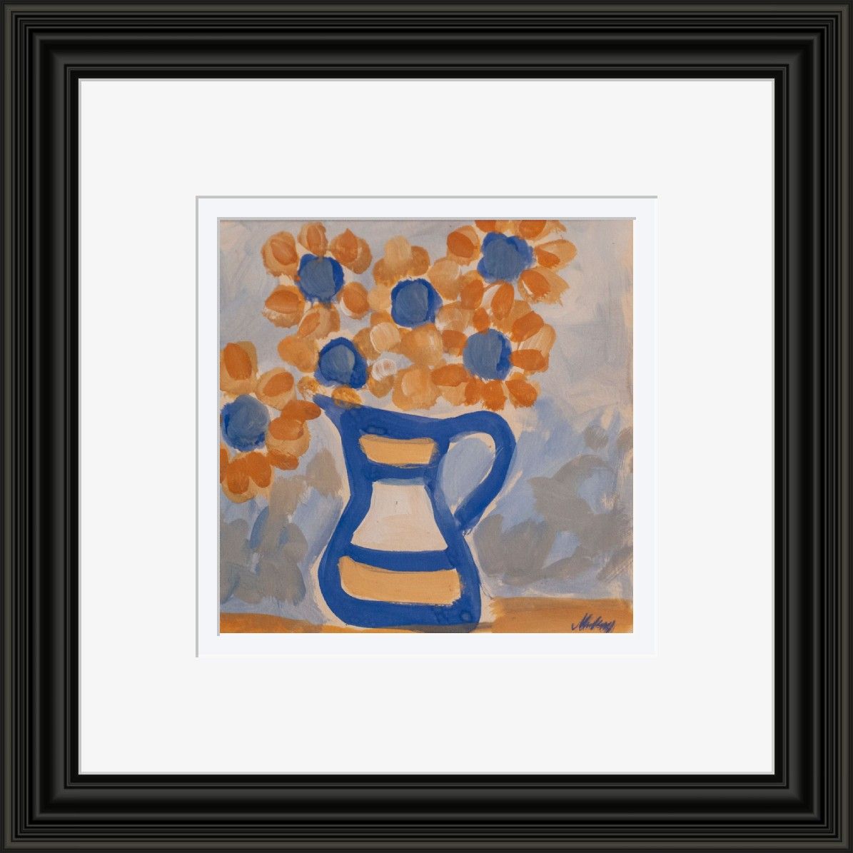Sunflowers with Vase by Markey Robinson