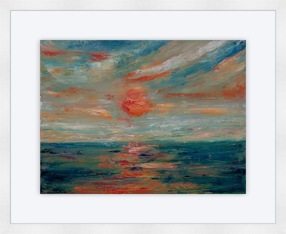 Sunset and Sea by Niki  Purcell