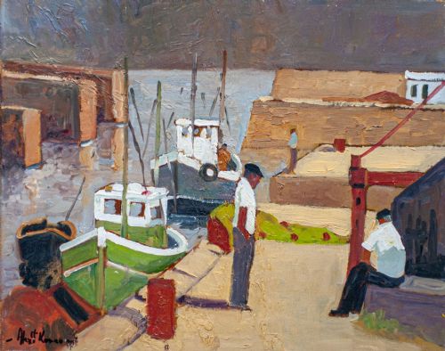 Alex McKenna - Morning at the Harbour, Achill