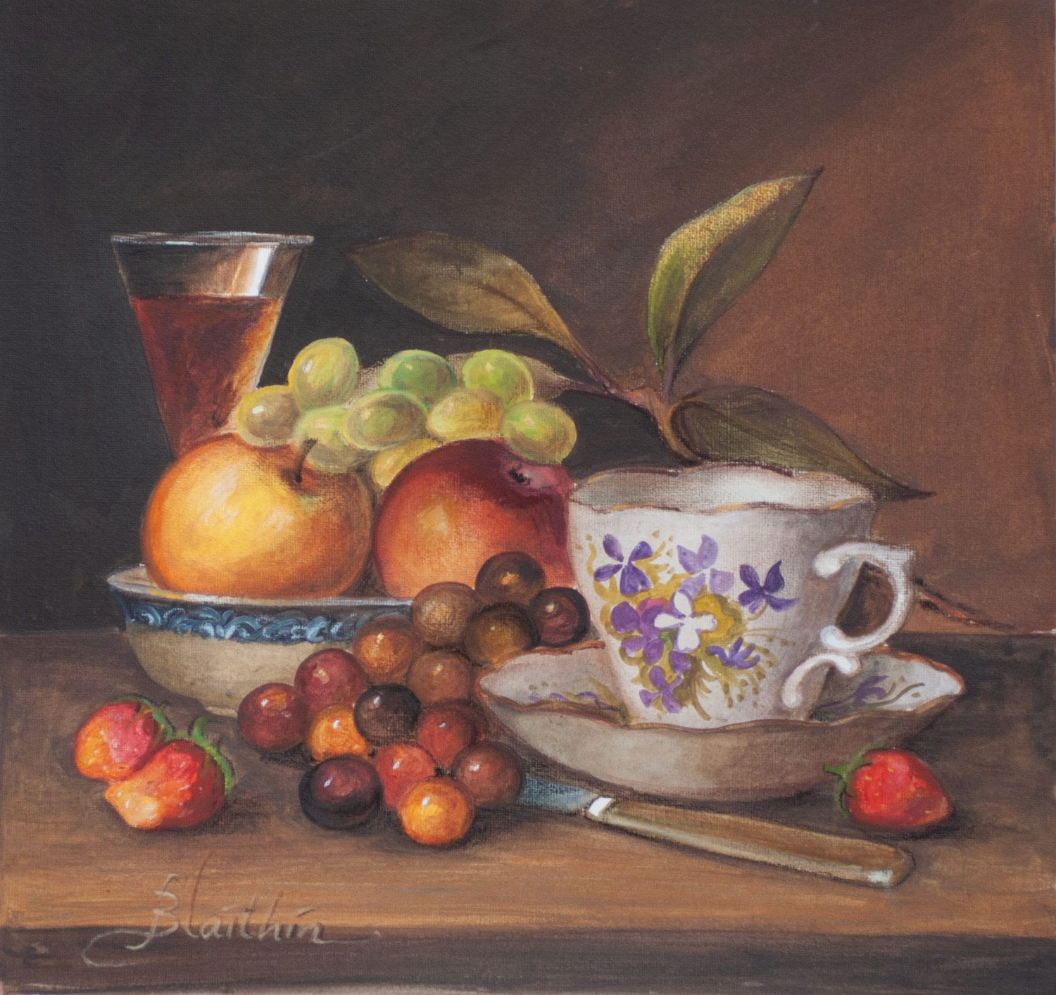 Fruits and Tea by Blaithin O'Ciobhain