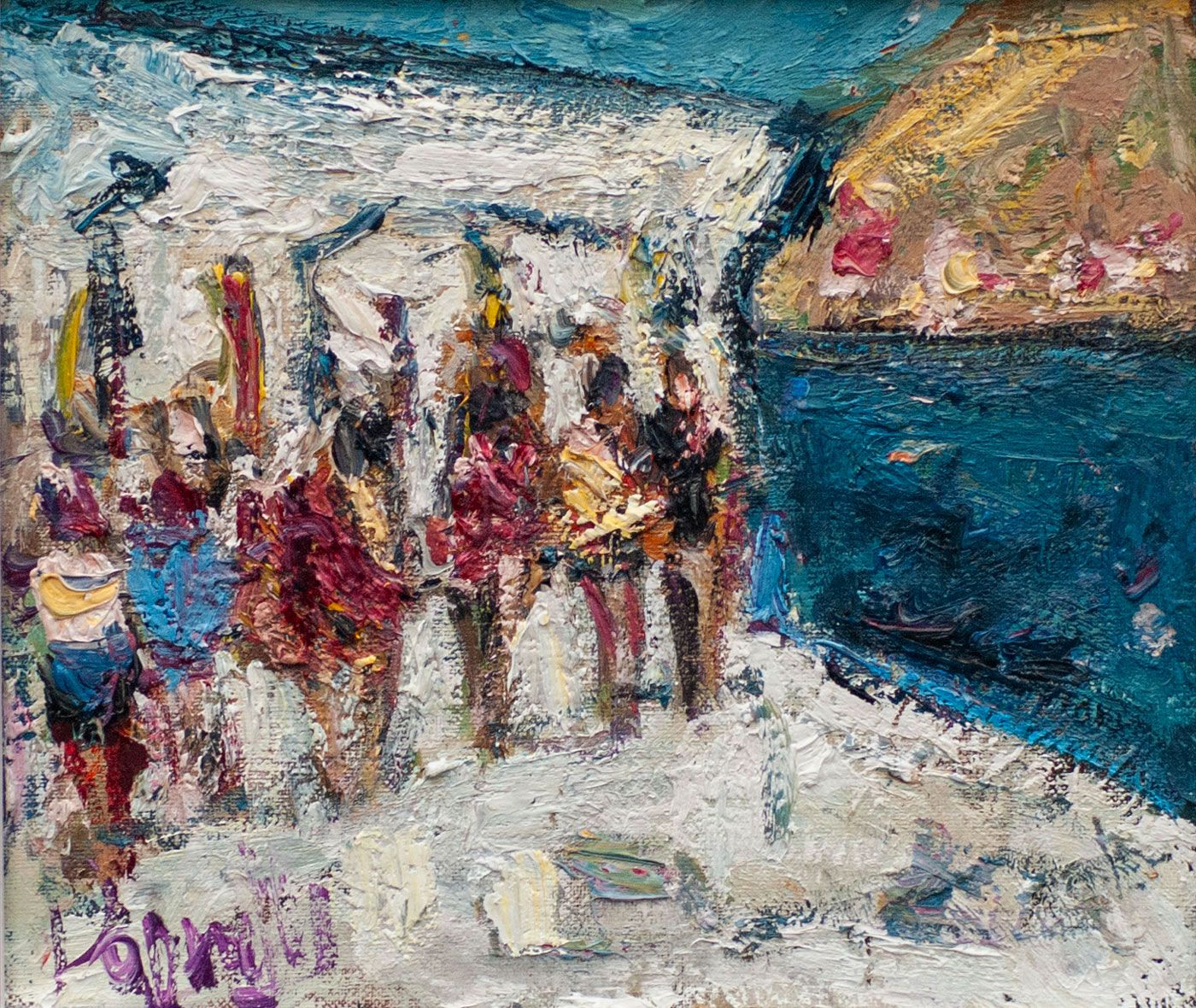 Swimmers in Sandycove by Deborah Donnelly