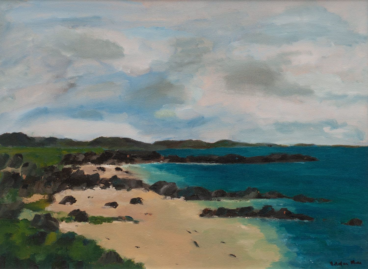 Dog's Bay, Connemara by Norman Moore