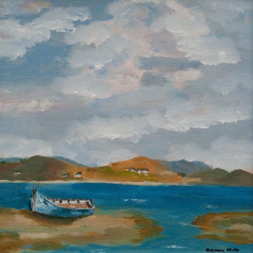 Fishing Boat, Roundstone, Connemara by Norman Moore