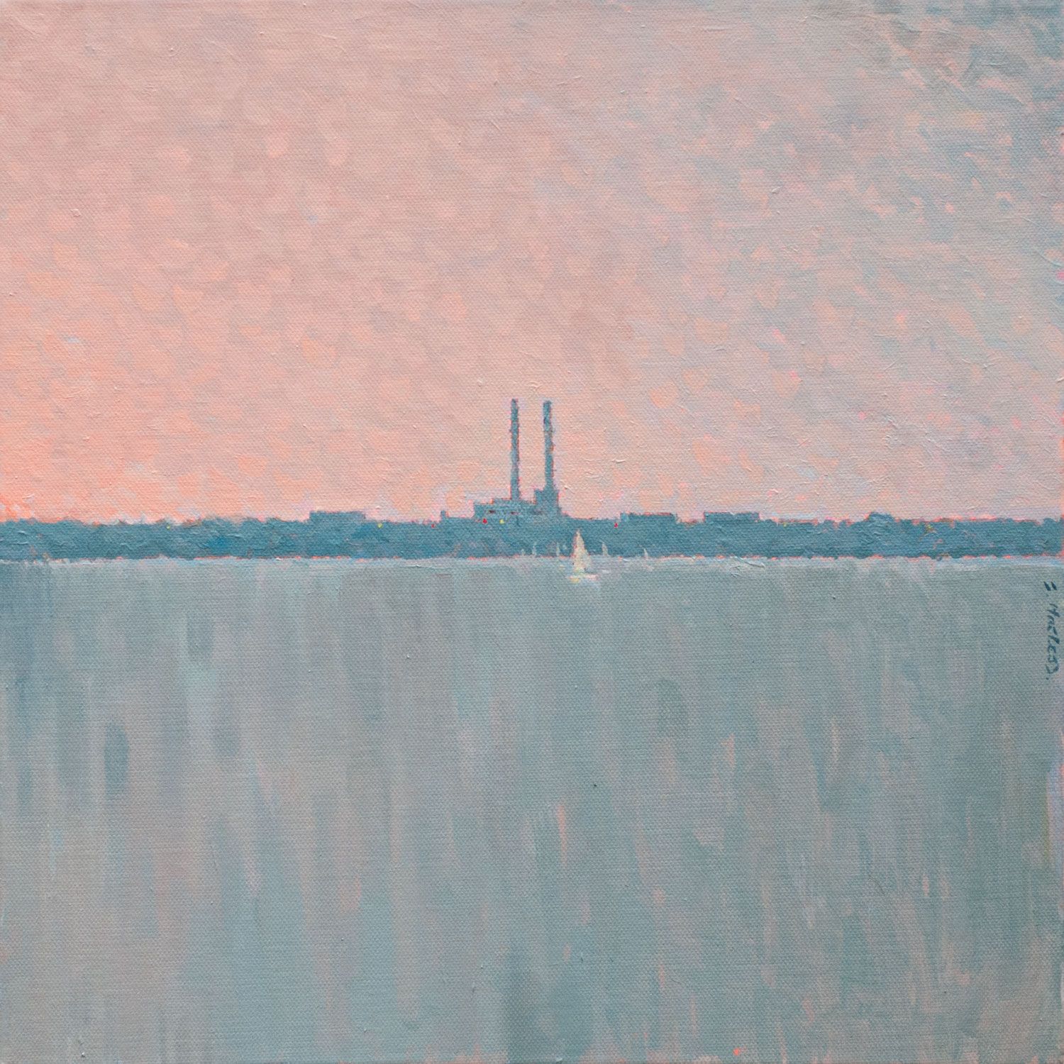 Passing Distant Sails, Sandymount by Simon Macleod