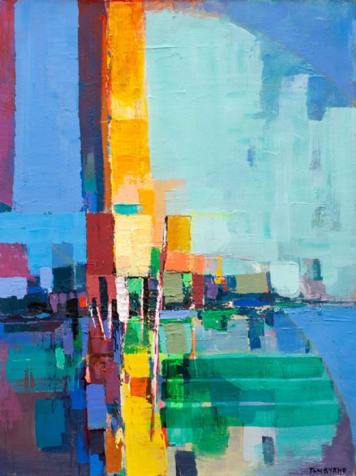 Tom Byrne - Neon Lights, Grand Canal Dock