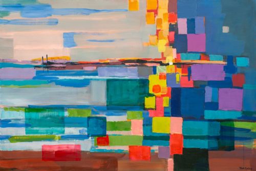 Tom Byrne - Poolbeg in Abstraction 