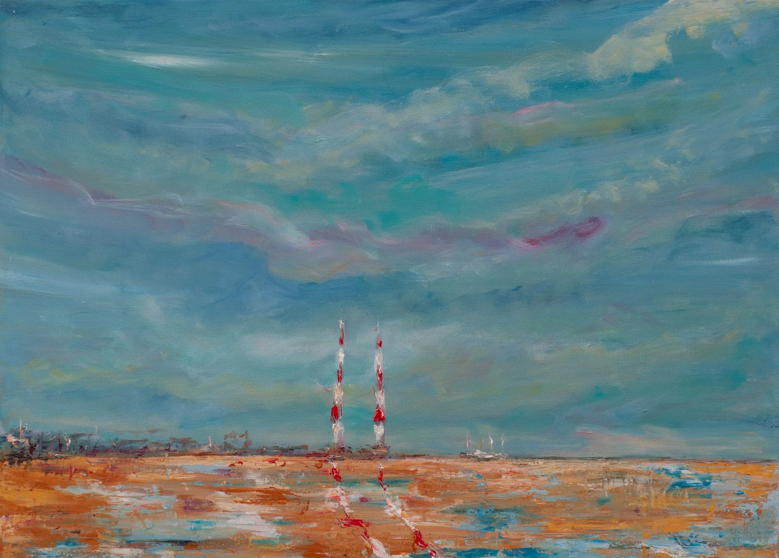 Towers at Sandymount by Niki  Purcell