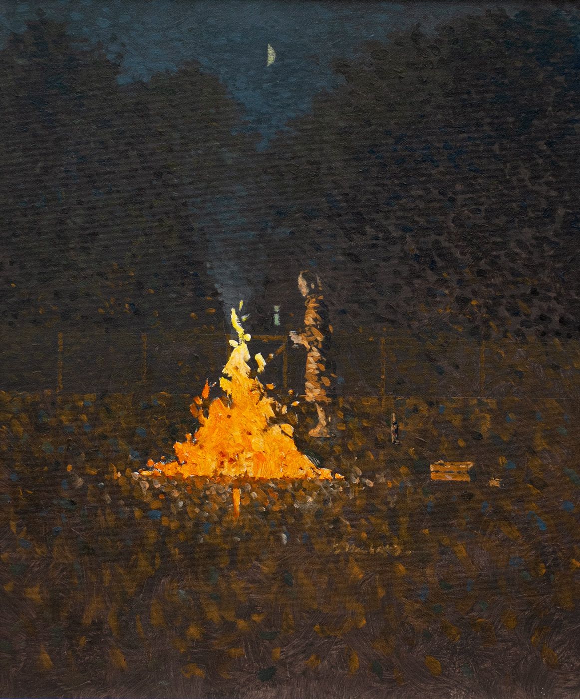 Contemplation, Nightfire Series by Simon Macleod