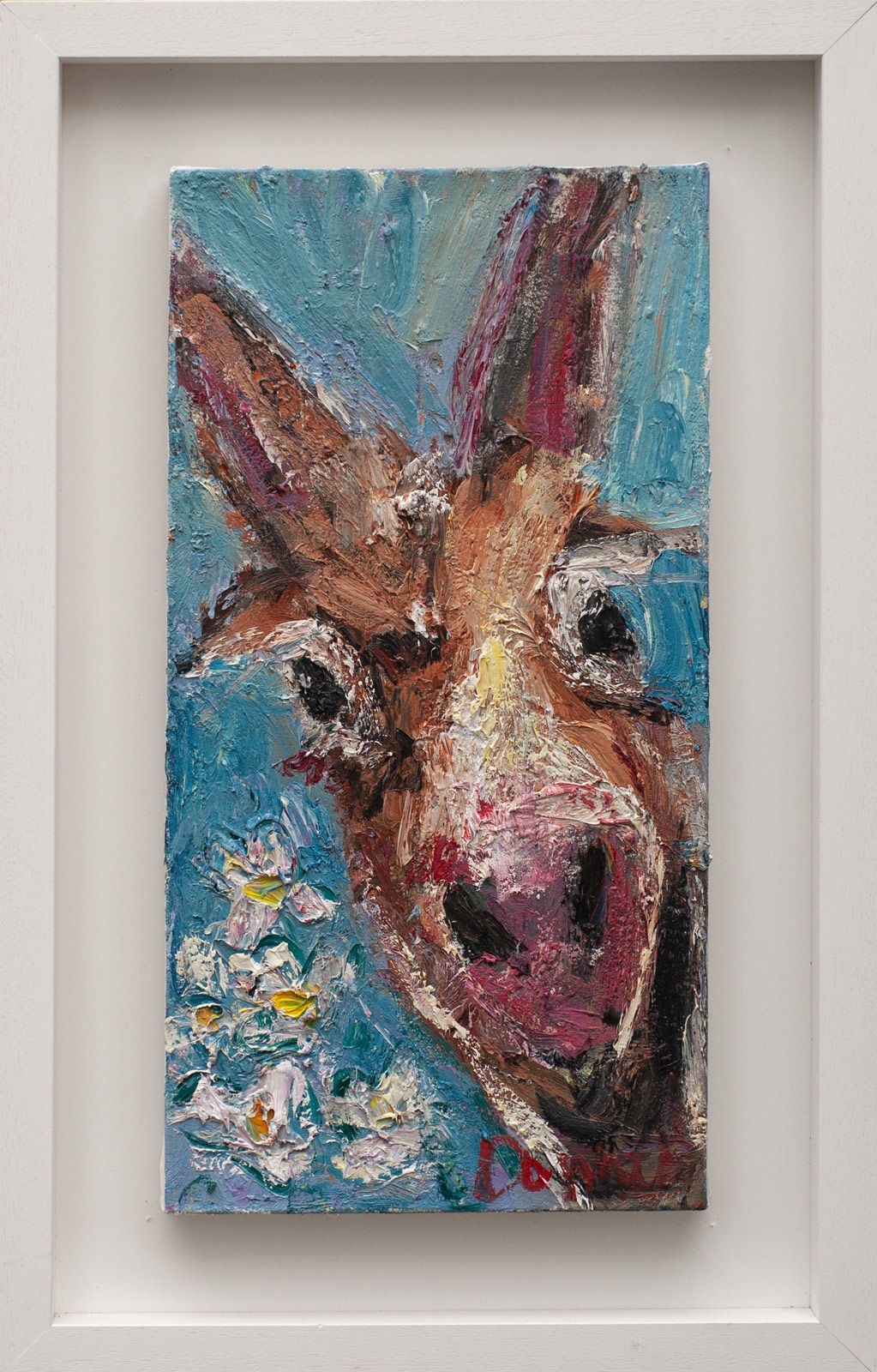 Donkey & Flowers by Deborah Donnelly