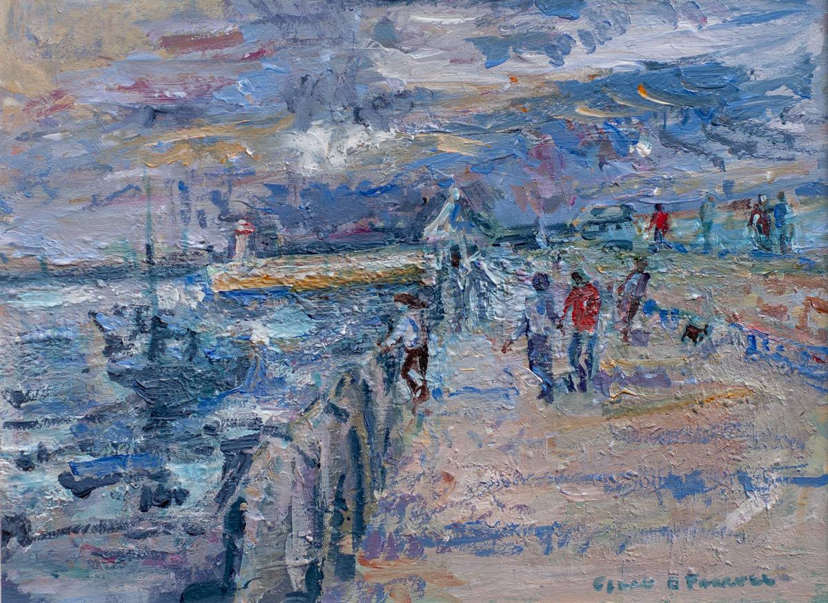 Walk on the Pier, Dun Laoghaire by Clare O'Farrell